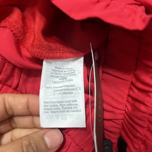 J Crew Womens Pull On Red Shorts Size S NWT - Picture 7 of 9